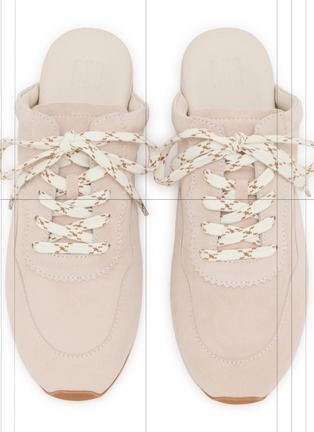 Detail View - Click To Enlarge - PEDDER RED - Kate Leather Sneaker Slides