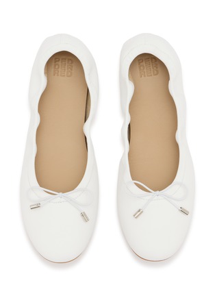Detail View - Click To Enlarge - PEDDER RED - Rahat Leather Ballerina Flats