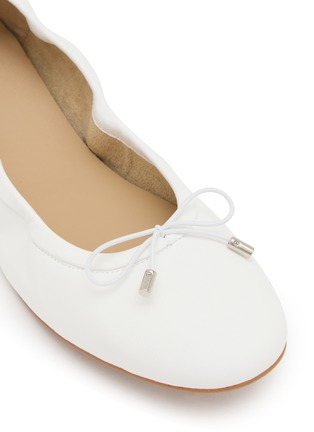 Detail View - Click To Enlarge - PEDDER RED - Rahat Leather Ballerina Flats