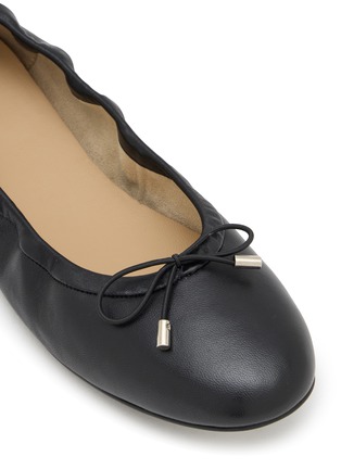 Detail View - Click To Enlarge - PEDDER RED - Rahat Leather Ballerina Flats