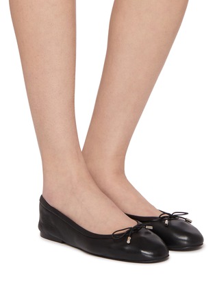 Figure View - Click To Enlarge - PEDDER RED - Rahat Leather Ballerina Flats