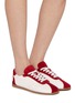 Figure View - Click To Enlarge - PEDDER RED - Fala Suede Women's Sneakers