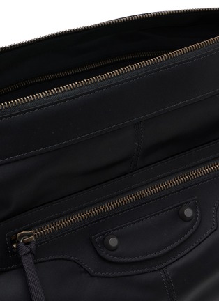 Detail View - Click To Enlarge - BALENCIAGA - Medium Le City Moto Nylon Shoulder Bag