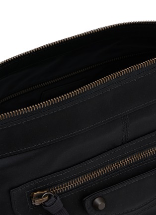 Detail View - Click To Enlarge - BALENCIAGA - Small Le City Moto Nylon Shoulder Bag