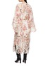 Back View - Click To Enlarge - ZIMMERMANN - Awaken Embroidered Yoke Linen Maxi Dress