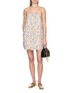 Figure View - Click To Enlarge - ZIMMERMANN - Daylight Scallop Linen Mini Dress