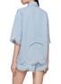 Back View - Click To Enlarge - ZIMMERMANN - Daylight Denim Cotton Shirt