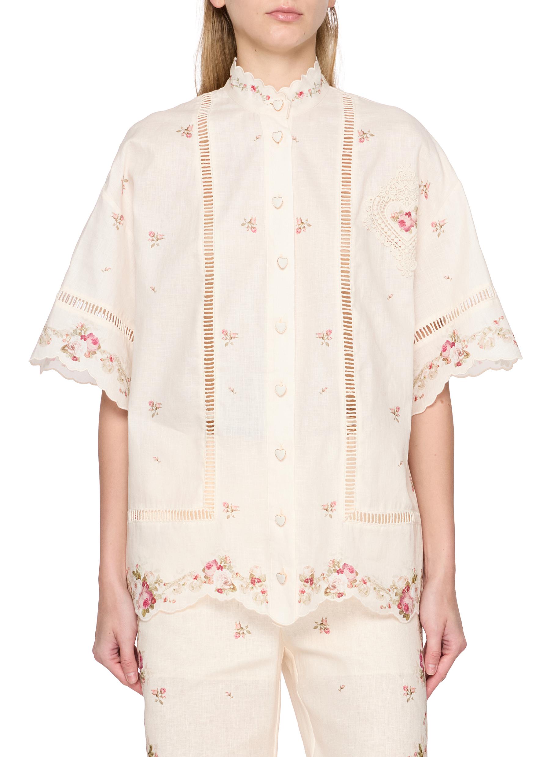 ZIMMERMANN | Patience Linen Shirt | Women | Lane Crawford