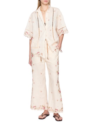 Figure View - Click To Enlarge - ZIMMERMANN - Patience Linen Shirt