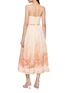 Back View - Click To Enlarge - ZIMMERMANN - Wanderlust Sleeveless Corset Cotton Midi Dress