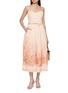 Figure View - Click To Enlarge - ZIMMERMANN - Wanderlust Sleeveless Corset Cotton Midi Dress