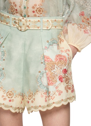  - ZIMMERMANN - Daylight Linen Tuck Shorts