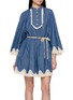 ZIMMERMANN Awaken Cotton Denim Mini Dress