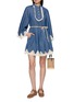 Figure View - Click To Enlarge - ZIMMERMANN - Awaken Cotton Denim Mini Dress
