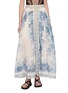 ZIMMERMANN Wanderlust A-Line Cotton Maxi Skirt