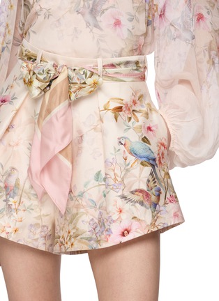  - ZIMMERMANN - Rebellion Silk Cotton Tuck Shorts