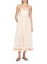 Figure View - Click To Enlarge - ZIMMERMANN - Patience Cami Linen Midi Dress
