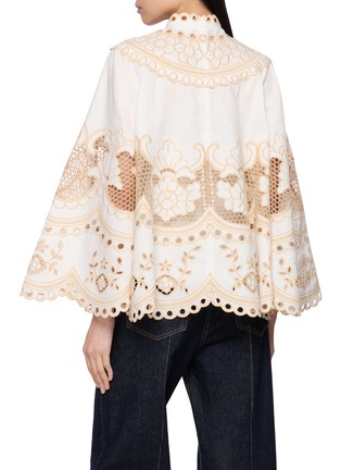 Back View - Click To Enlarge - ZIMMERMANN - Wanderlust Linen Tunic Top