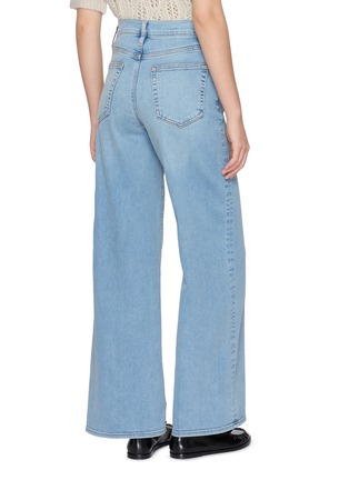 Back View - Click To Enlarge - FRAME - Le Slim Palazzo Denim Jeans