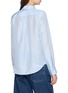 Back View - Click To Enlarge - FRAME - The Striped Classic Point Collar Silk Shirt
