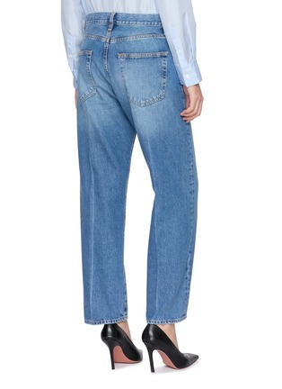Back View - Click To Enlarge - FRAME - The Vertical Cropped Denim Jeans