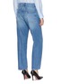Back View - Click To Enlarge - FRAME - The Vertical Cropped Denim Jeans