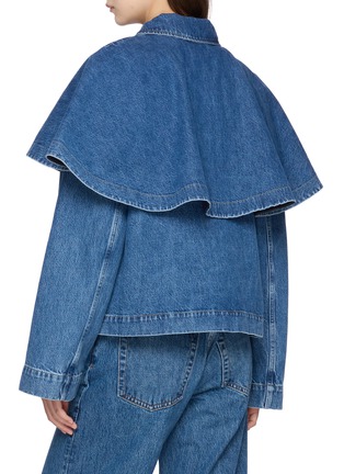 Back View - Click To Enlarge - FRAME - The Cape Denim Jacket