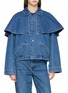 Main View - Click To Enlarge - FRAME - The Cape Denim Jacket