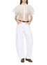 Figure View - Click To Enlarge - FRAME - The Silk Organza Cape Top