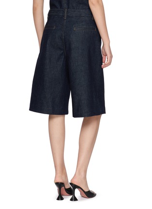 Back View - Click To Enlarge - FRAME - The Tailored Denim Shorts