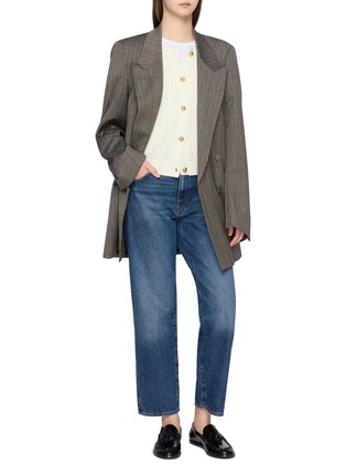 Figure View - Click To Enlarge - FRAME - The Hang Straight Leg Denim Jeans