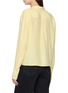 Back View - Click To Enlarge - FRAME - The Silk Modern Tie Blouse