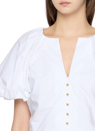  - FRAME - The Dramatic Sleeve Cotton Blouse