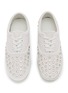 Detail View - Click To Enlarge - PEDDER RED - Nabil Studded Suede Women's Sneakers