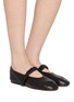 Figure View - Click To Enlarge - PEDDER RED - Blake Leather Mary Jane Flats
