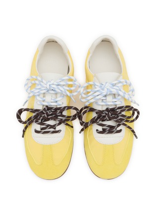 Front View - Click To Enlarge - PEDDER RED - Petra Suede Women's Sneakers