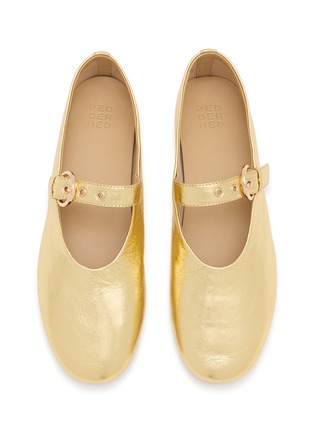 Detail View - Click To Enlarge - PEDDER RED - Beatrice Leather Mary Jane Flats