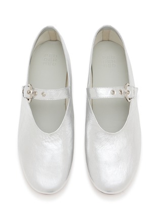 Detail View - Click To Enlarge - PEDDER RED - Beatrice Leather Mary Jane Flats