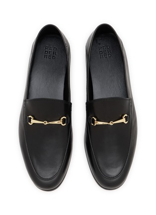 Detail View - Click To Enlarge - PEDDER RED - Taffy Leather Loafer Flats