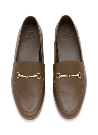 Detail View - Click To Enlarge - PEDDER RED - Taffy Leather Loafer Flats