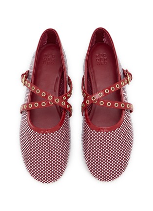 Detail View - Click To Enlarge - PEDDER RED - Bailey Mesh Mary Jane Flats