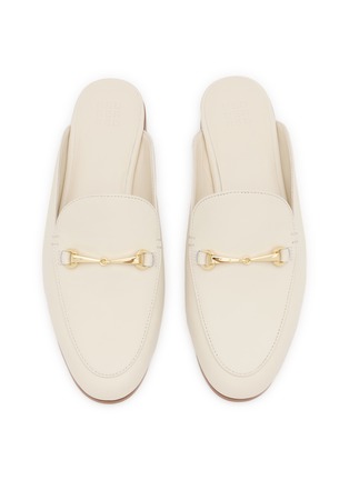 Detail View - Click To Enlarge - PEDDER RED - Taia Leather Loafer Slides