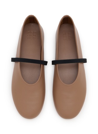 Detail View - Click To Enlarge - PEDDER RED - Charlie Leather Mary Jane Flats