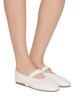 Figure View - Click To Enlarge - PEDDER RED - Blake Leather Mary Jane Flats