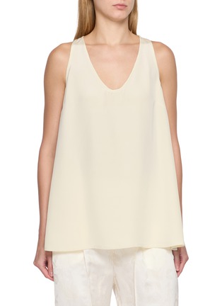 Main View - Click To Enlarge - LA COLLECTION - V-Neck Top