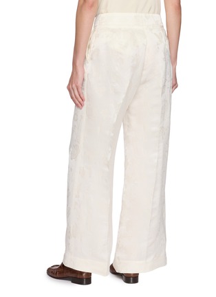 Back View - Click To Enlarge - LA COLLECTION - Jacquard Suiting Pants