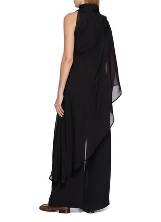 Back View - Click To Enlarge - LA COLLECTION - Organza Top