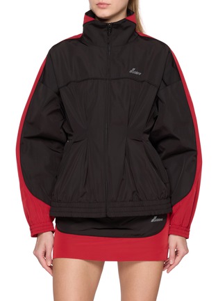Main View - Click To Enlarge - WE11DONE - Pleated Track Jacket