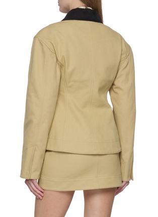 Back View - Click To Enlarge - WE11DONE - Hourglass Cotton Work Jacket