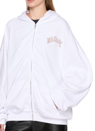  - WE11DONE - Angel Rock Zip Up Hoodie